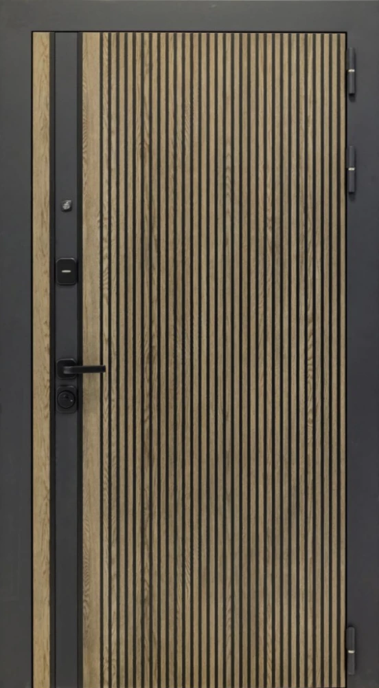 Входная дверь ДвериПРО Росна ФЛ-609 (Л-52, 10мм, Белый матовый) DPRO227653 внешняя сторона