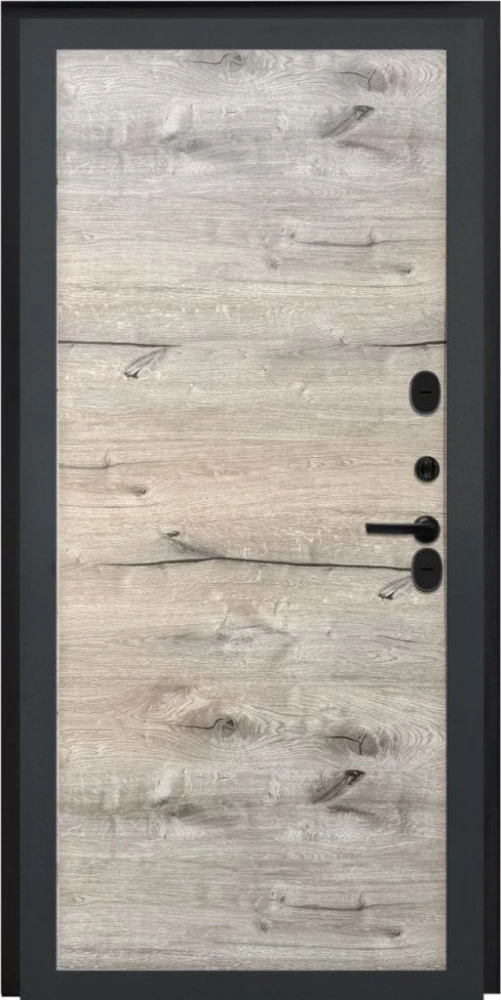 Входная дверь ДвериПРО Л-43 Без фрезеровки Дуб пацифик горизонт DPRO226459 внутренняя сторона