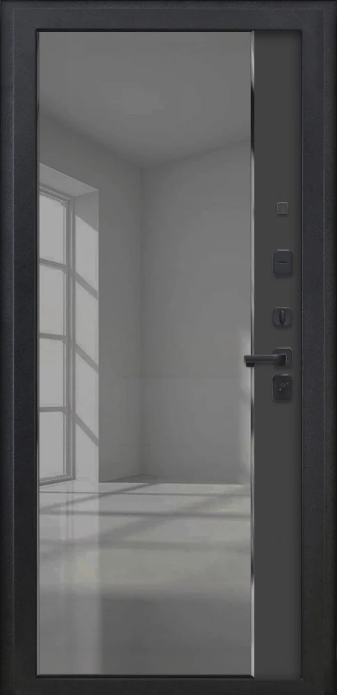 Входная дверь ДвериПРО Л-3б ФЛЗ-618 Черный кварц DPRO226222 внутренняя сторона